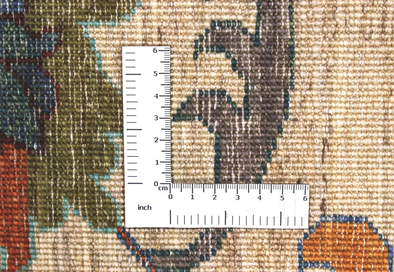 Tappeto Ziegler Decorativo floreale, fatto a mano 304x83cm
