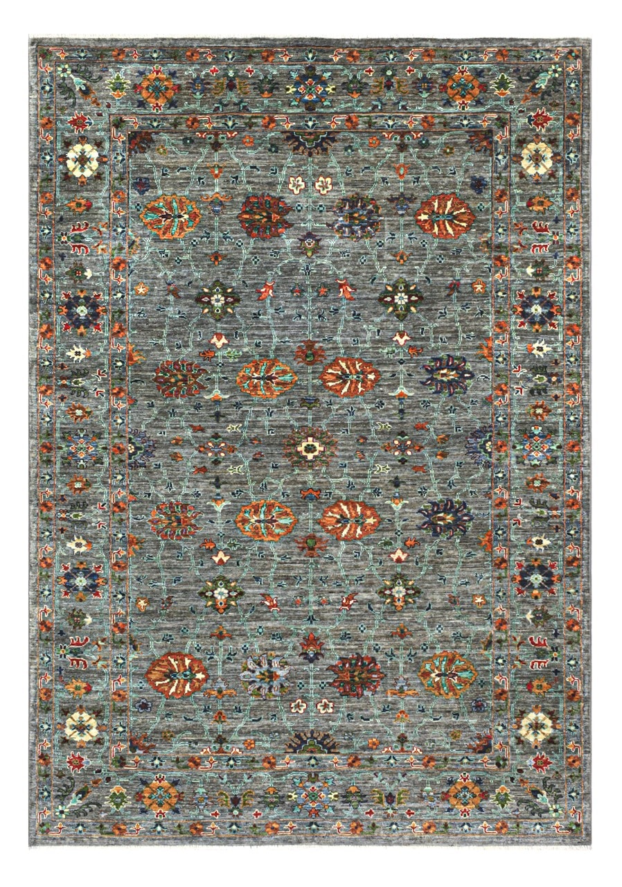 Handmade Ziegler Decorative Floral Rug, 245x175cm