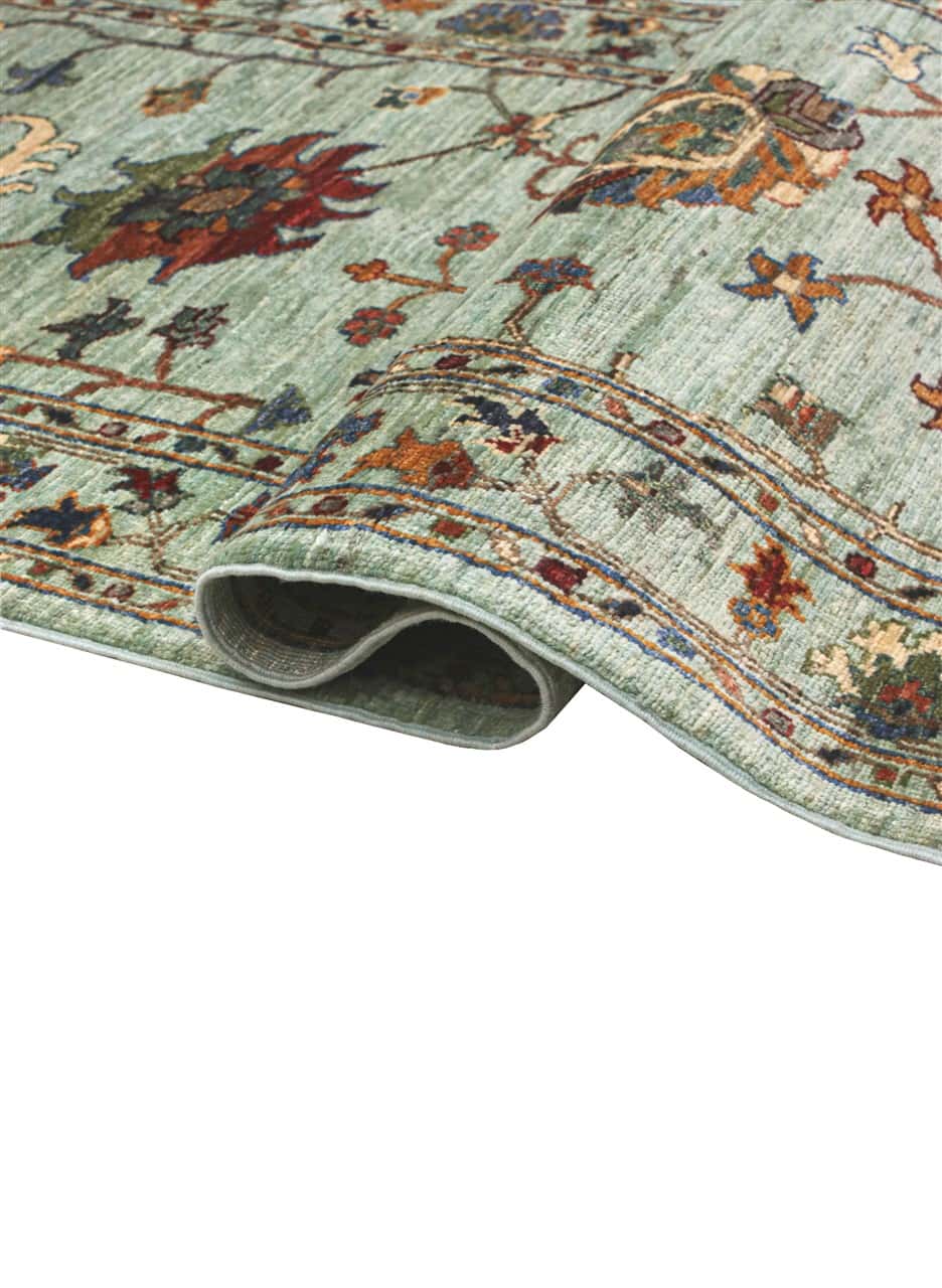 Tappeto Ziegler Decorativo floreale, fatto a mano 254x85cm