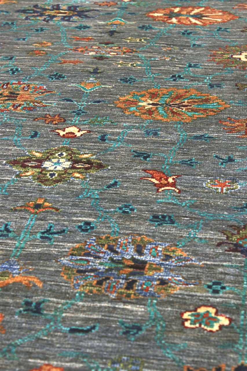 Tappeto Ziegler Decorativo floreale, fatto a mano 236x177cm