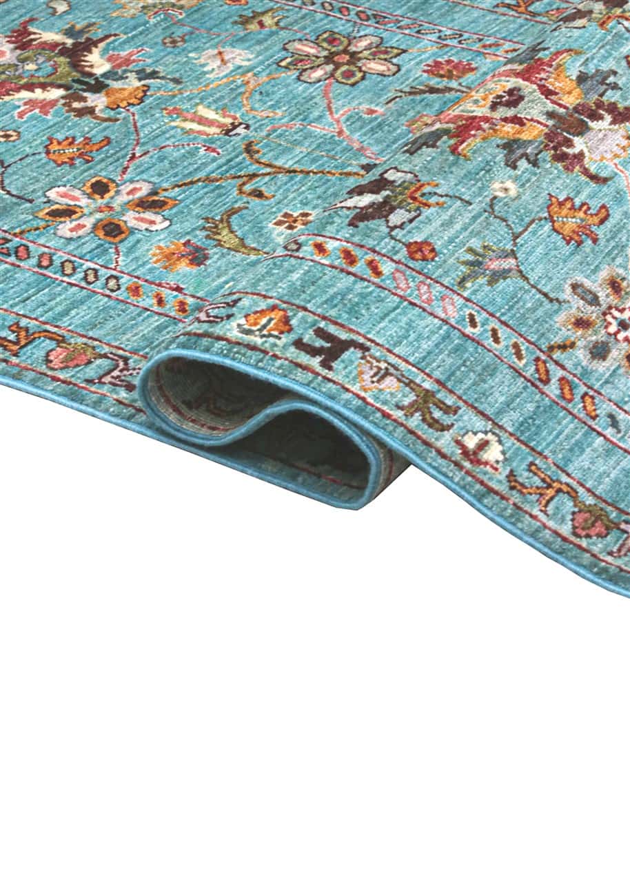 Tappeto Ziegler Decorativo floreale, fatto a mano 243x80cm