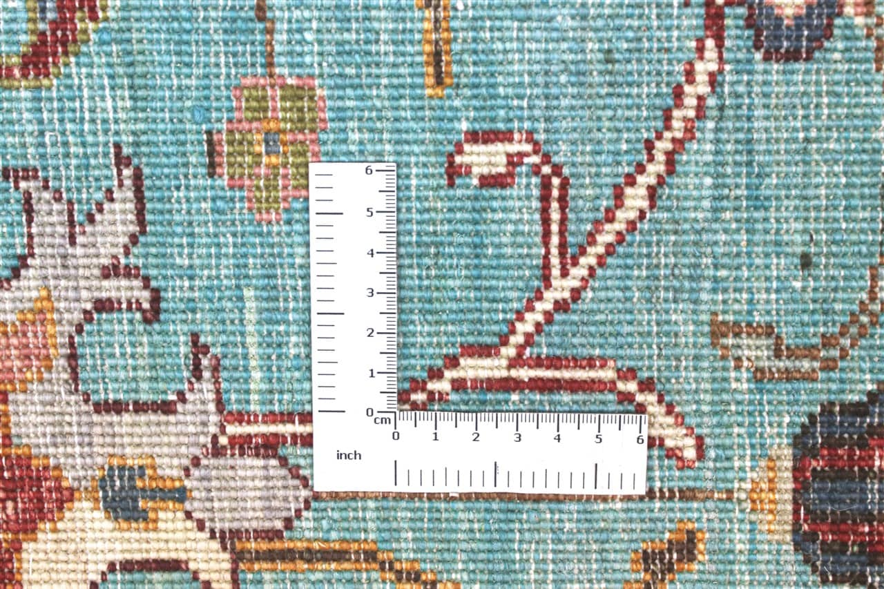 Tappeto Ziegler Decorativo floreale, fatto a mano 243x80cm