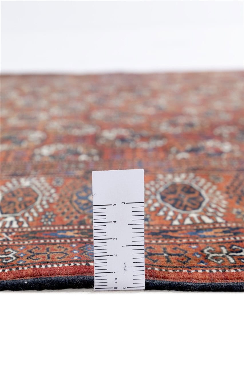 Tappeto Orientale Bouchara Antico: Autentico Tappeto Turcomanno 313x210cm