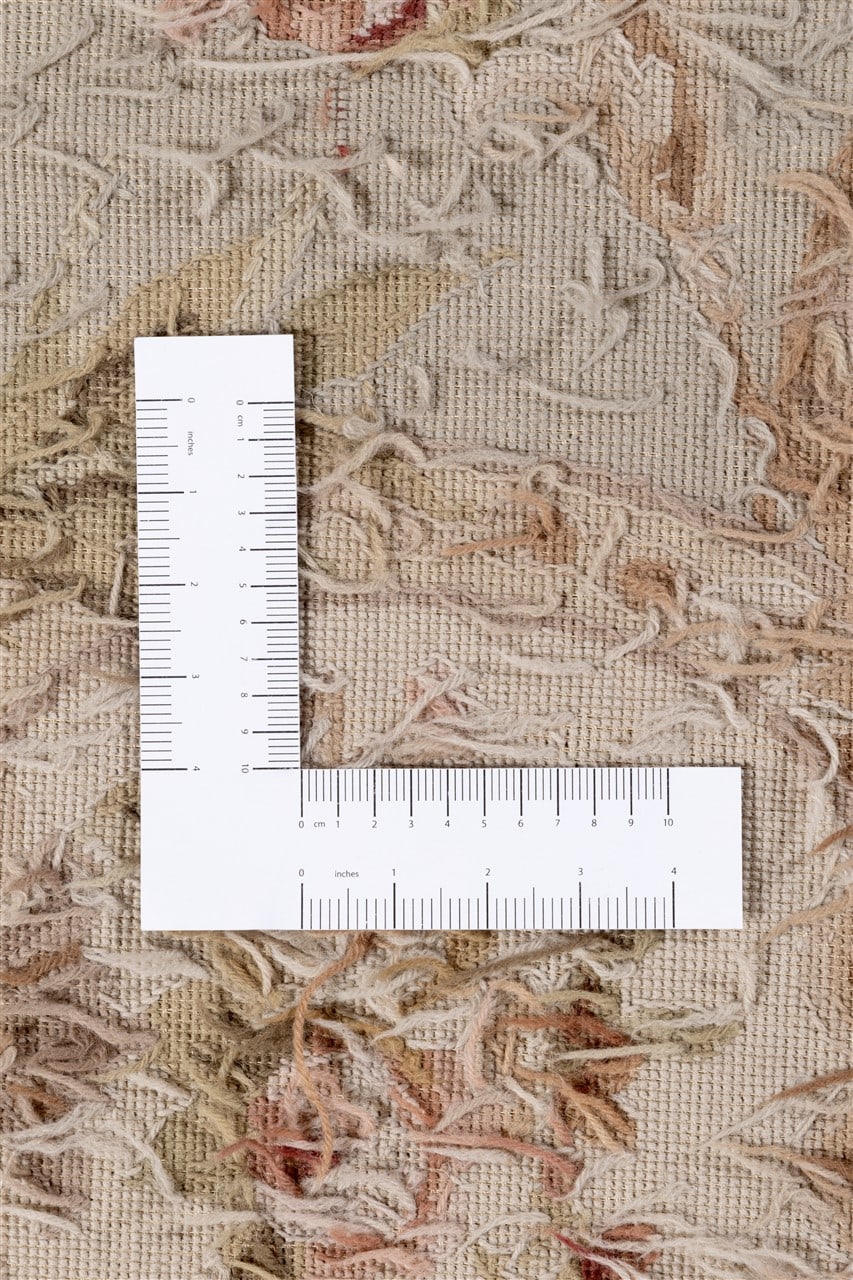 Tappeto Arazzo Aubusson Rotondo - Arte tessile - Tessuto a Mano 214x212cm
