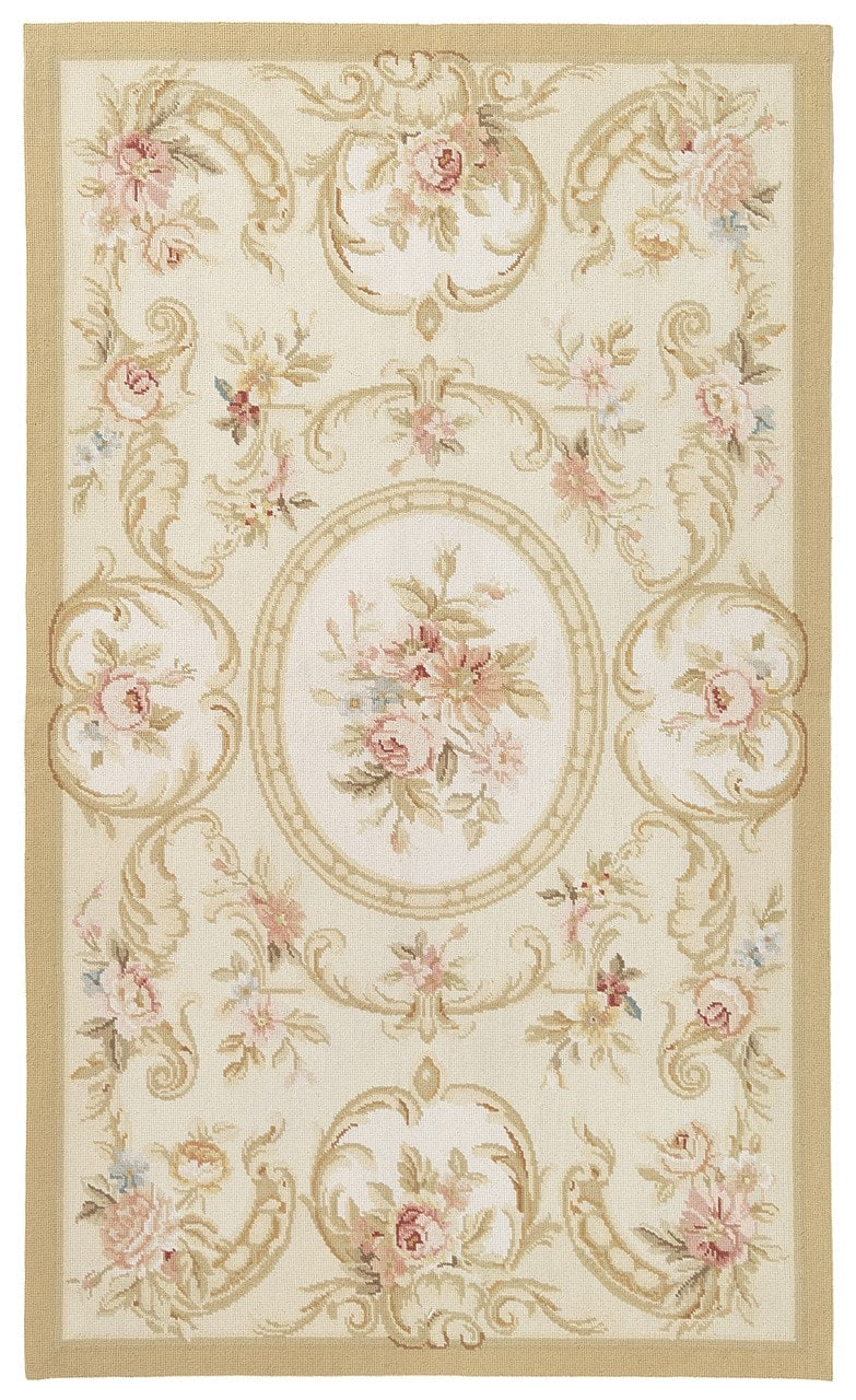 Tappeto Arazzo Aubusson - Arte tessile - Tessuto a Mano 151x89cm