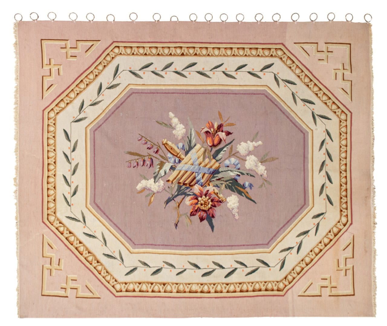 Authentic Antique French Rug 195x166cm