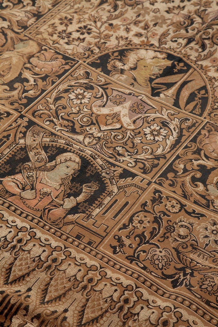 Authentic Antique French Rug 496x125cm