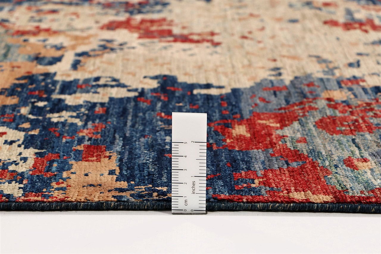 Tappeto Mamluk Moderno Multicolore, Fatto a mano, 426x296cm