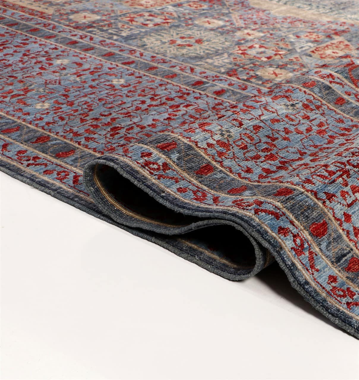 Tappeto Mamluk Moderno Multicolore, Fatto a mano, 541x359cm