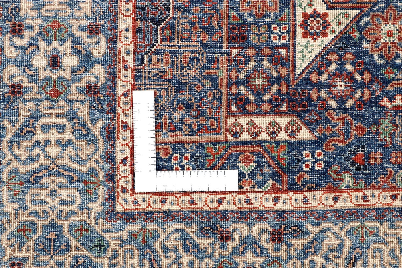 Tappeto Mamluk Moderno Multicolore, Fatto a mano, 202x148cm