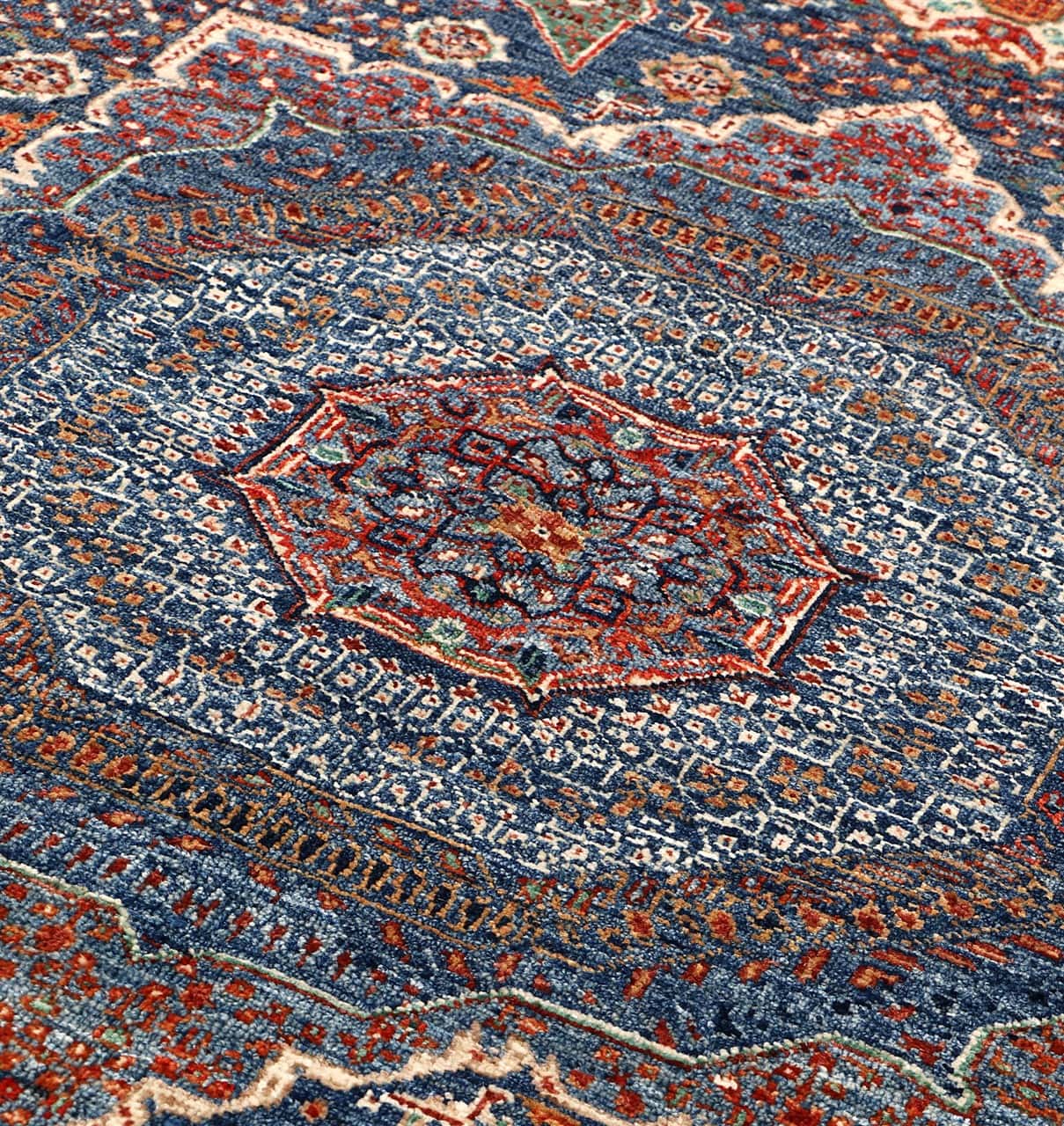 Tappeto Mamluk Moderno Multicolore, Fatto a mano, 202x148cm
