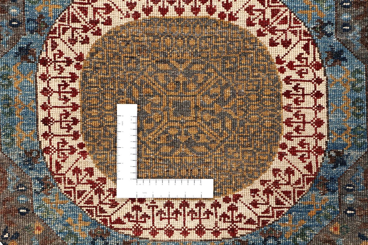 Tappeto Passatoia Mamluk Moderno Multicolore, Fatto a mano, 895x80cm