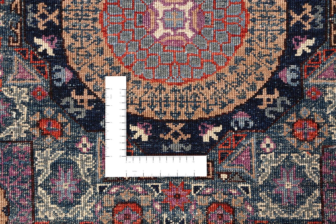 Tappeto Passatoia Mamluk Moderno Multicolore, Fatto a mano, 468x76cm