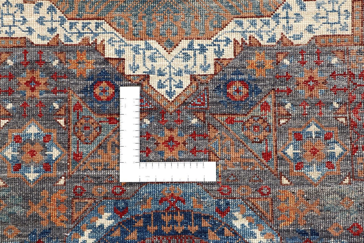 Tappeto Passatoia Mamluk Moderno Multicolore, Fatto a mano, 190x79cm