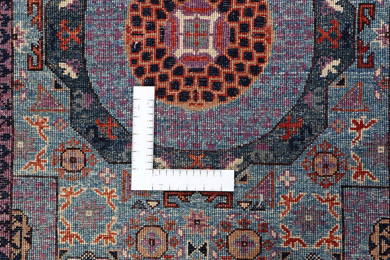 Tappeto Passatoia Mamluk Moderno Multicolore, Fatto a mano, 481x79cm