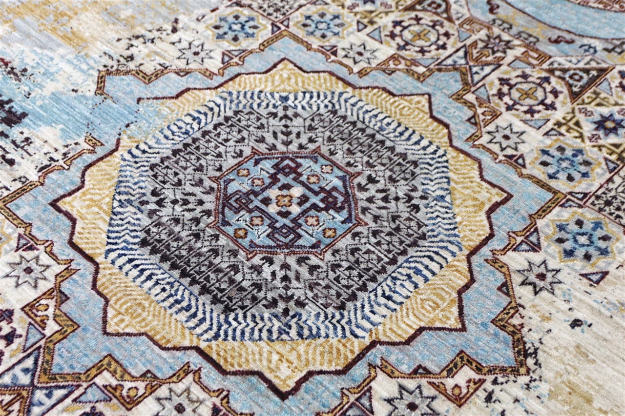 Tappeto Mamluk Moderno Multicolore, Fatto a mano, 273x182cm
