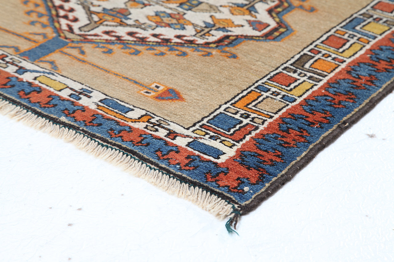 Authentic Antique Persian Malayer Rug | Hand-Knotted 460x95cm