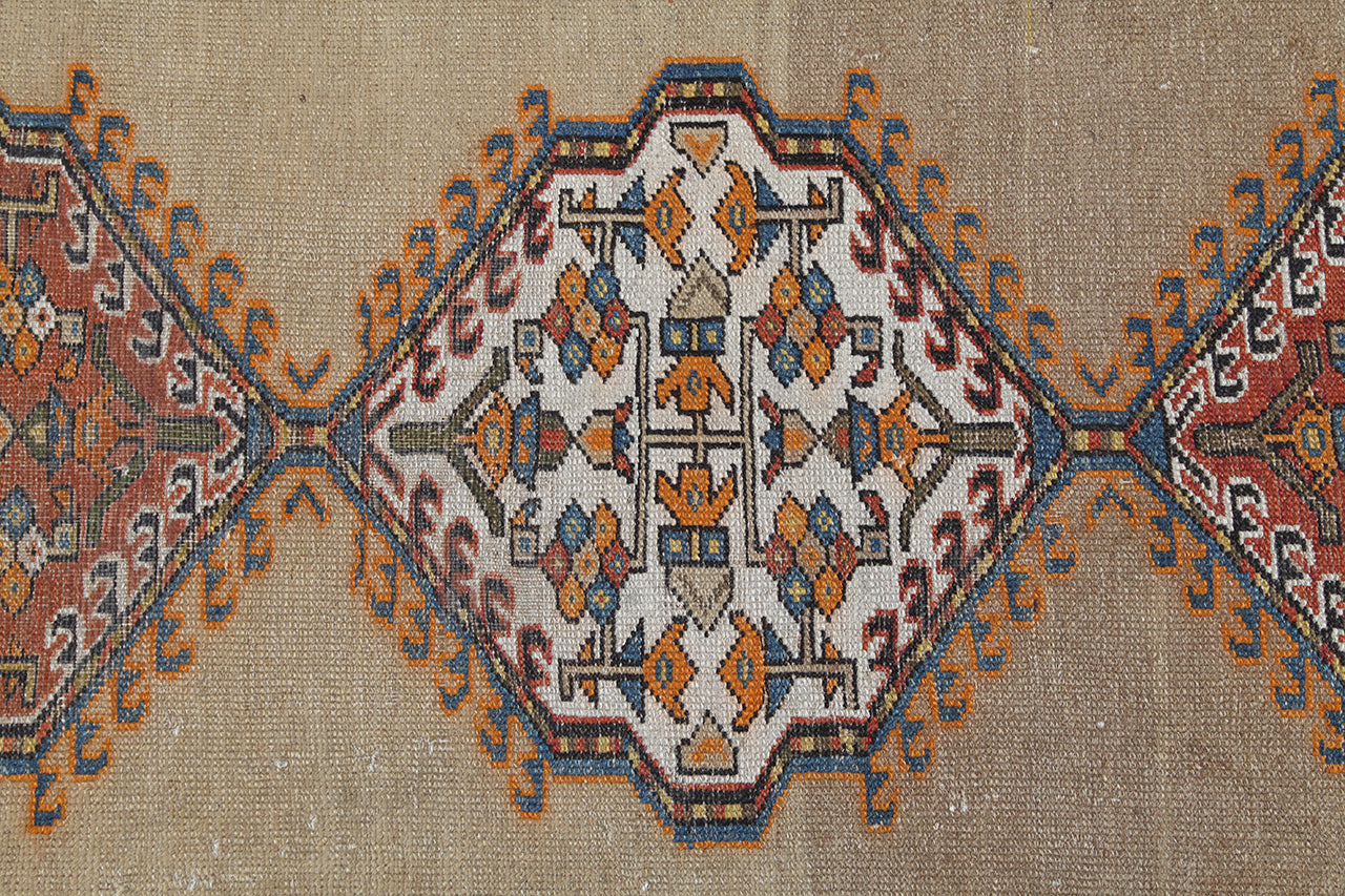 Authentic Antique Persian Malayer Rug | Hand-Knotted 460x95cm