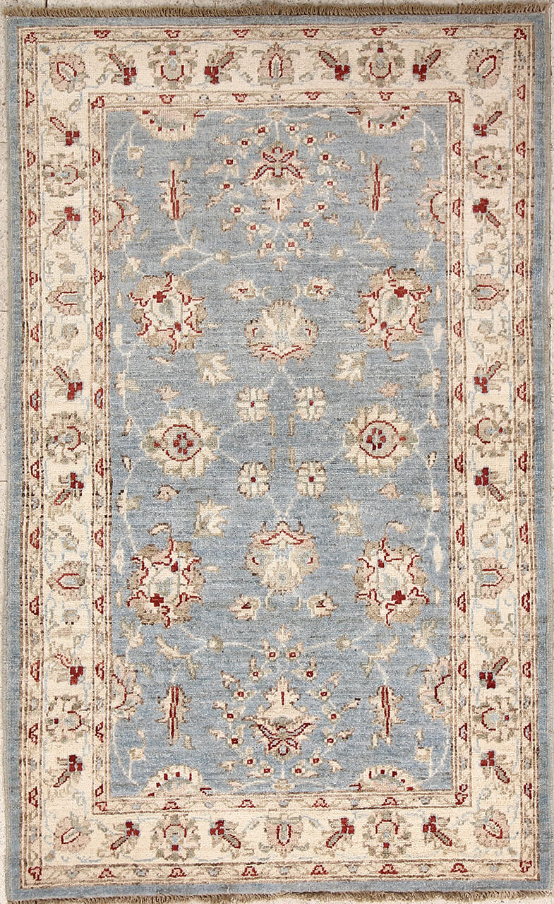 Ziegler wool carpet, handmade, 155x95cm