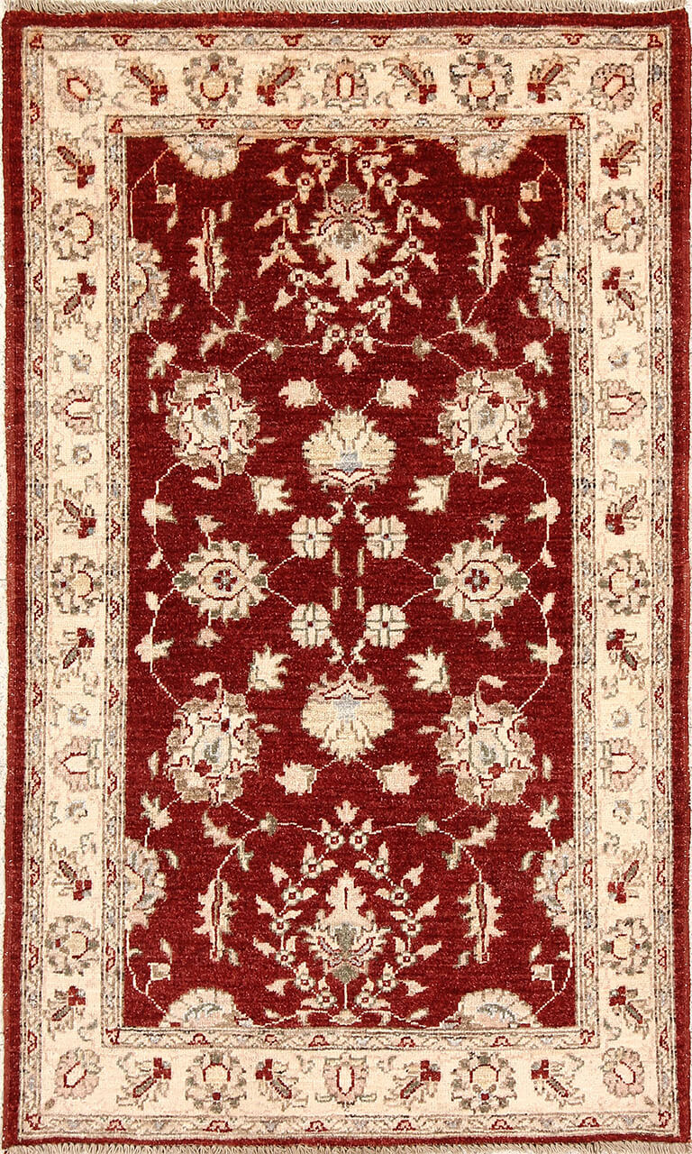 Ziegler wool carpet, handmade, 148x90cm