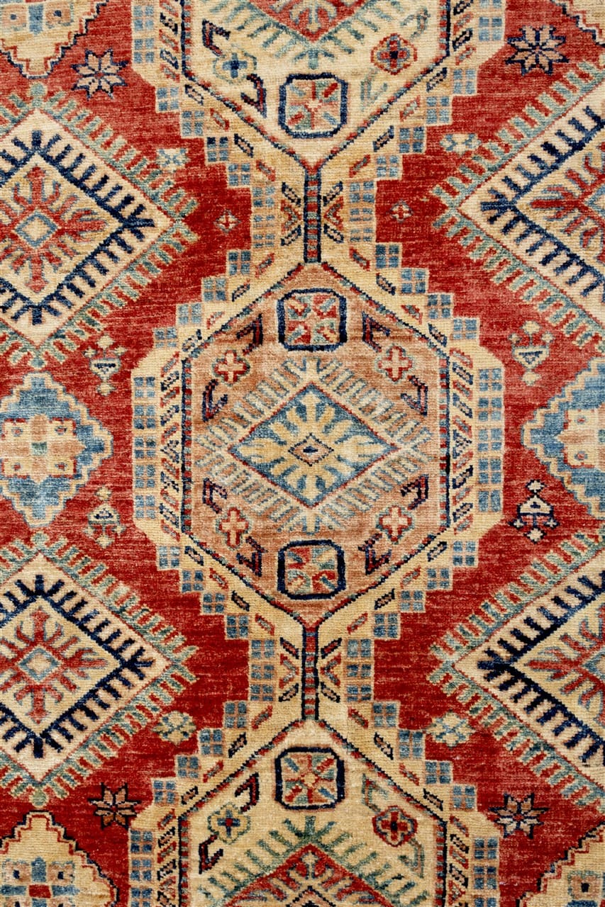 Handmade Premium Afghan Kazak Wool Rug, 379x270cm