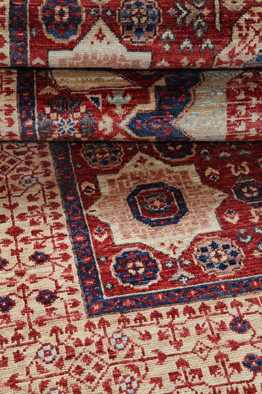 Tappeto Orientale Mamluk fatto a mano, multicolore 181x115cm