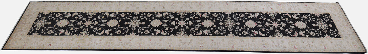 Tappeto Ziegler Farahan premium in lana, fatto a mano 434x85cm