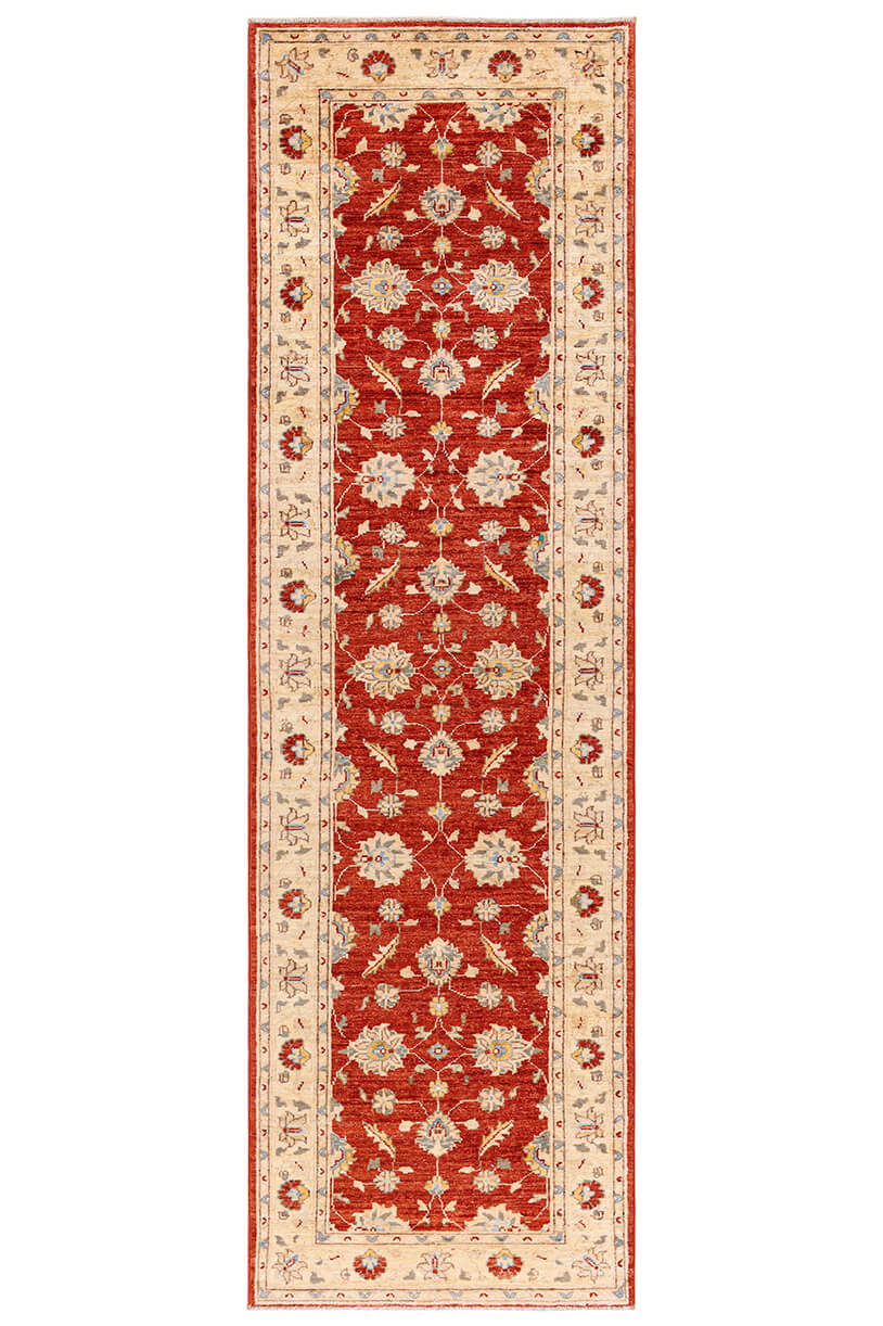 Tappeto Ziegler in Lana, fatto a mano, 301x82cm