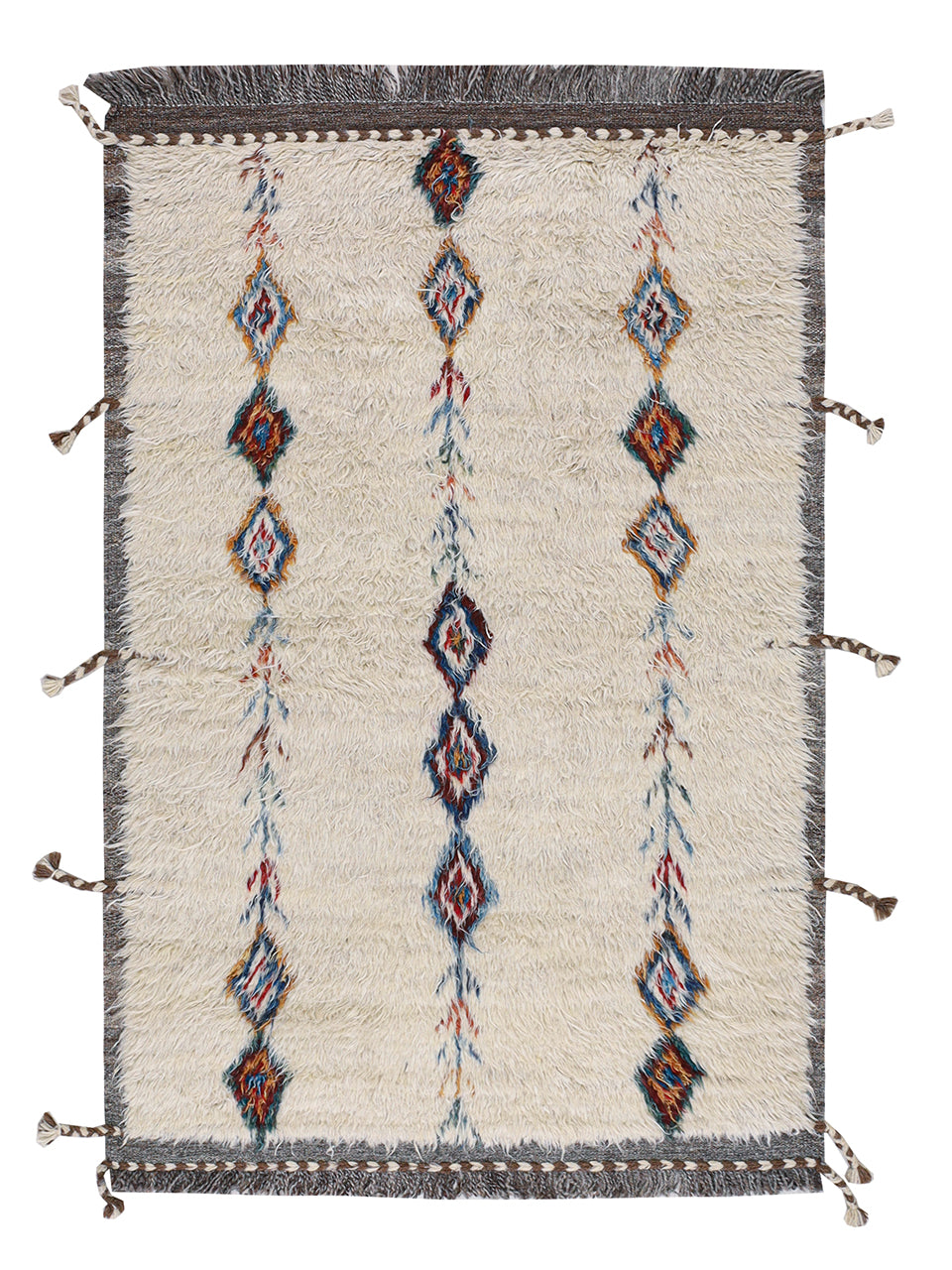 Tribal Berber carpet multi, handmade 179x120cm