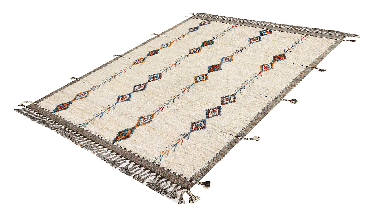 Tribal Berber carpet multi, handmade 254x173cm