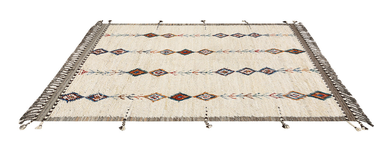 Tribal Berber carpet multi, handmade 254x173cm