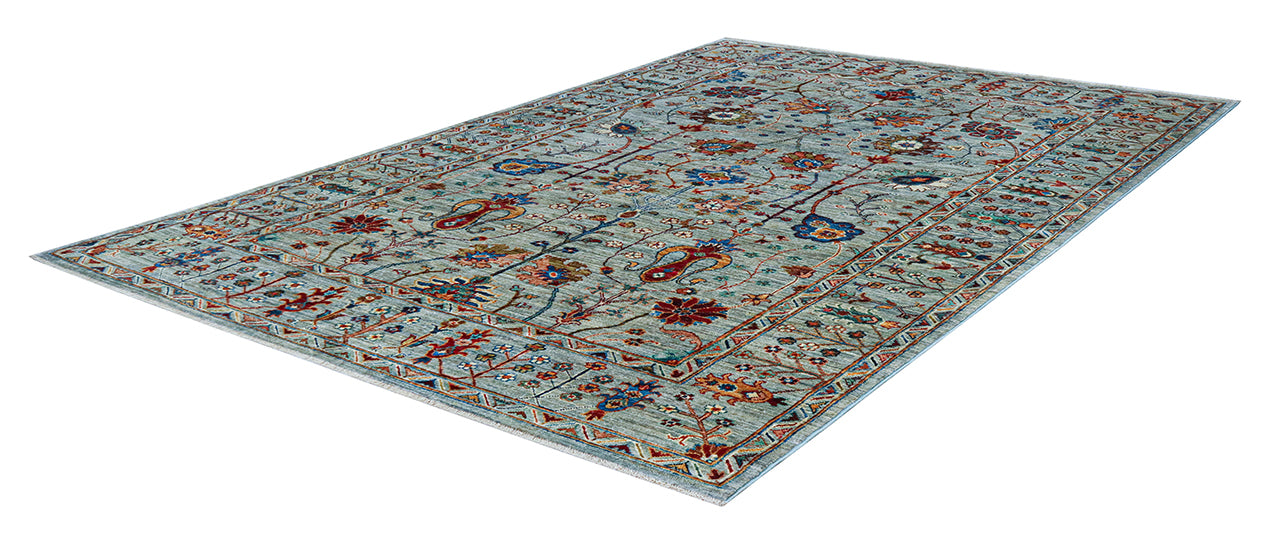 Handmade Ziegler Decorative Floral Rug, 275x175cm