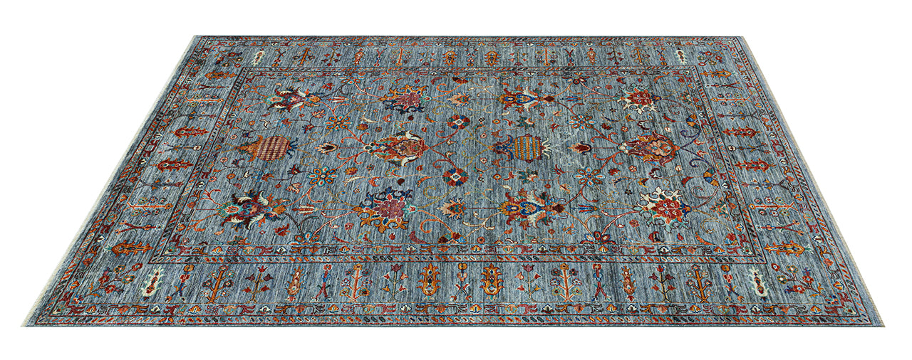 Handmade Ziegler Decorative Floral Rug, 255x174cm
