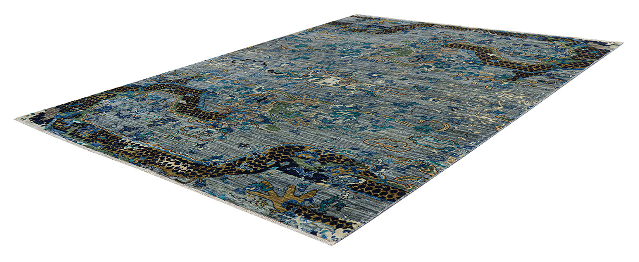 Tappeto Moderno Afghan Dragon, fatto a mano 296x204cm - CarpetLiving