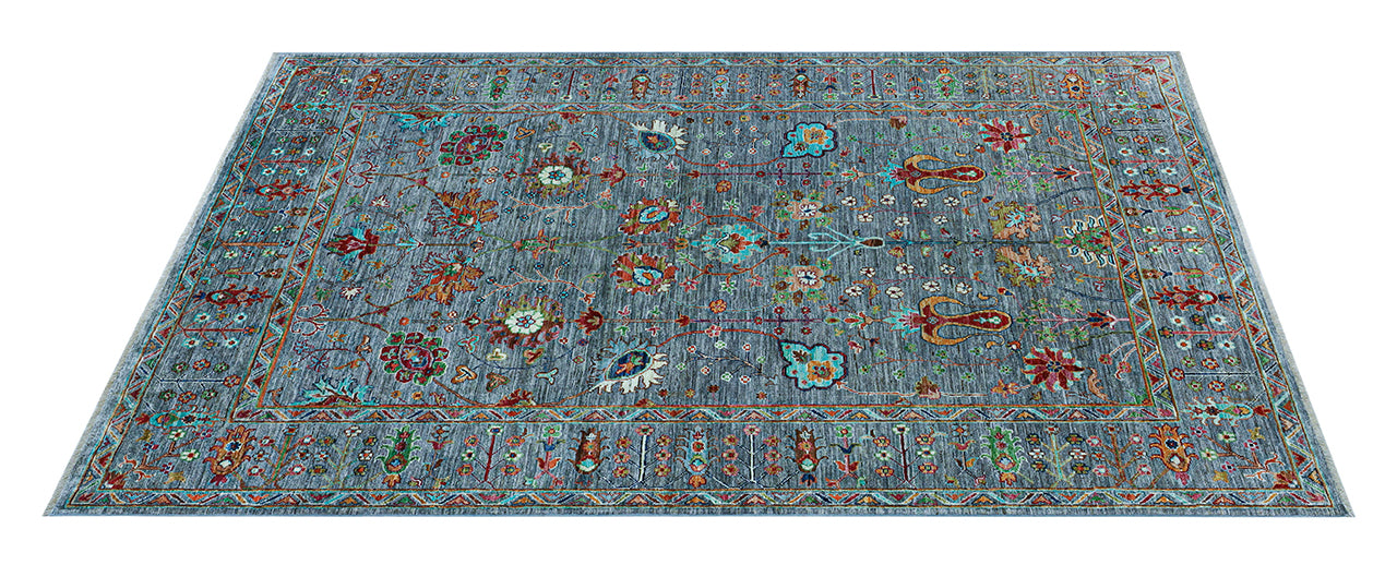 Handmade Ziegler Decorative Floral Rug, 249x180cm