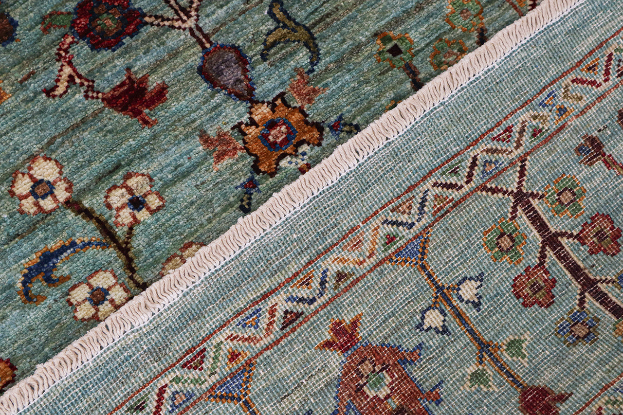 Handmade Ziegler Decorative Floral Rug, 216x151cm