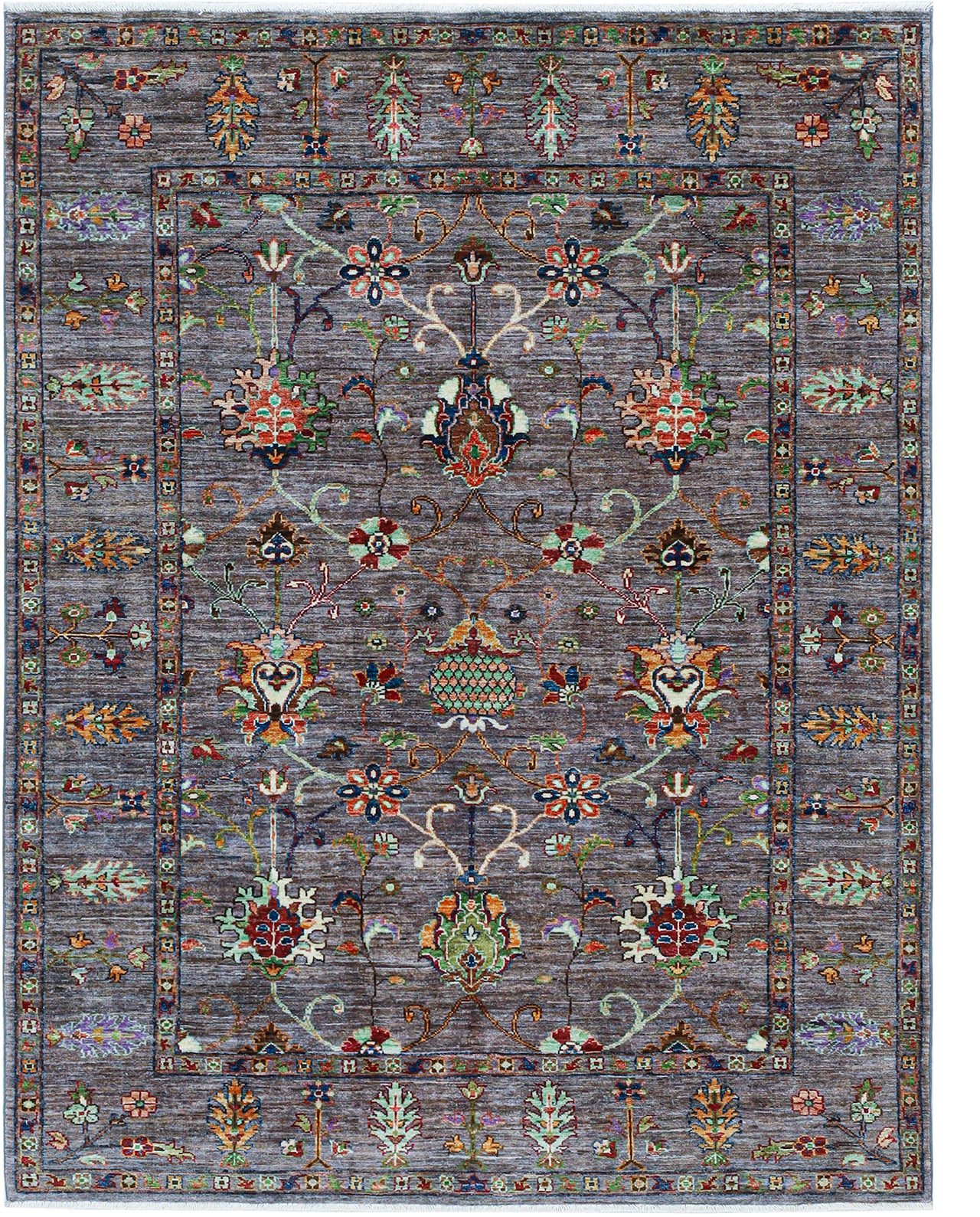 Tappeto Ziegler Decorativo floreale, fatto a mano 204x156cm