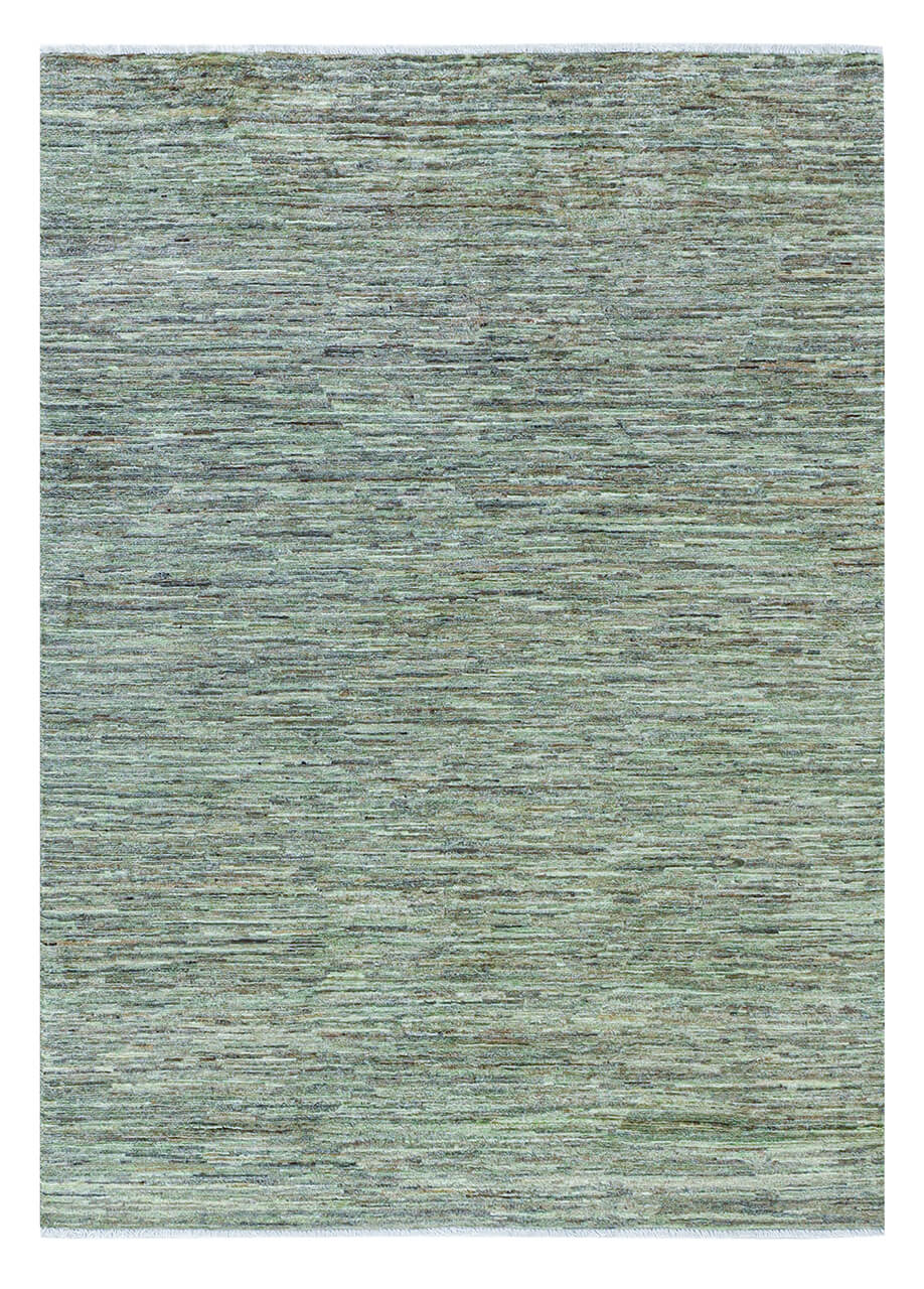 Handmade Afghan Green Wool Rug 193_139 cm