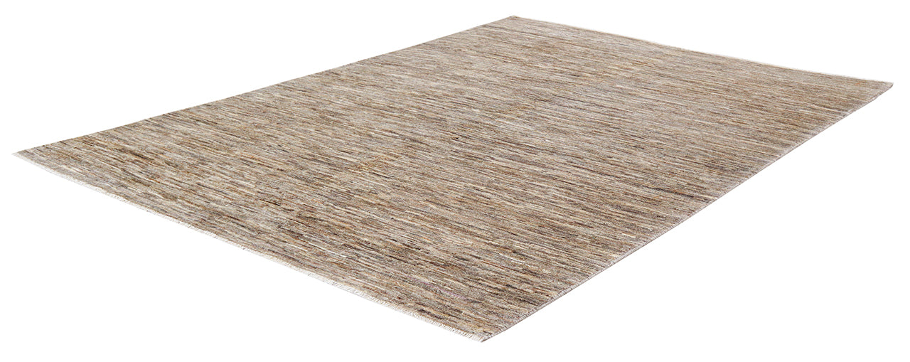 Tappeto Afghan beige, fatto a mano 192x136 cm