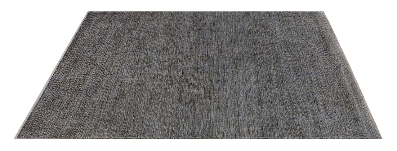 Handmade Afghan Dark Grey Wool Rug 260_198 cm