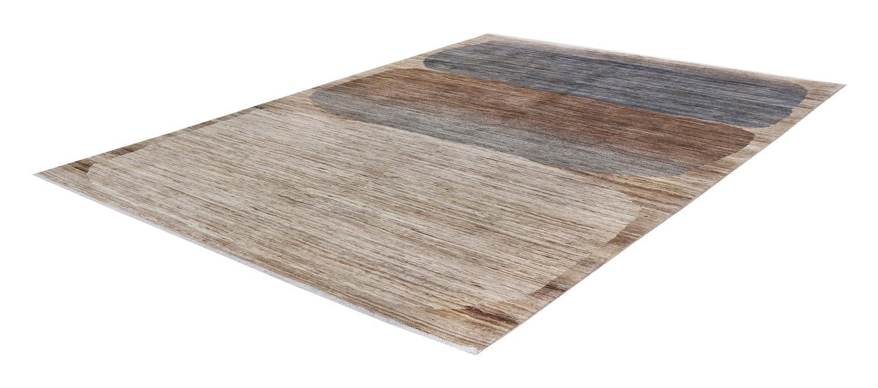 Modern design wool carpet, handmade, multi, 236x170cm