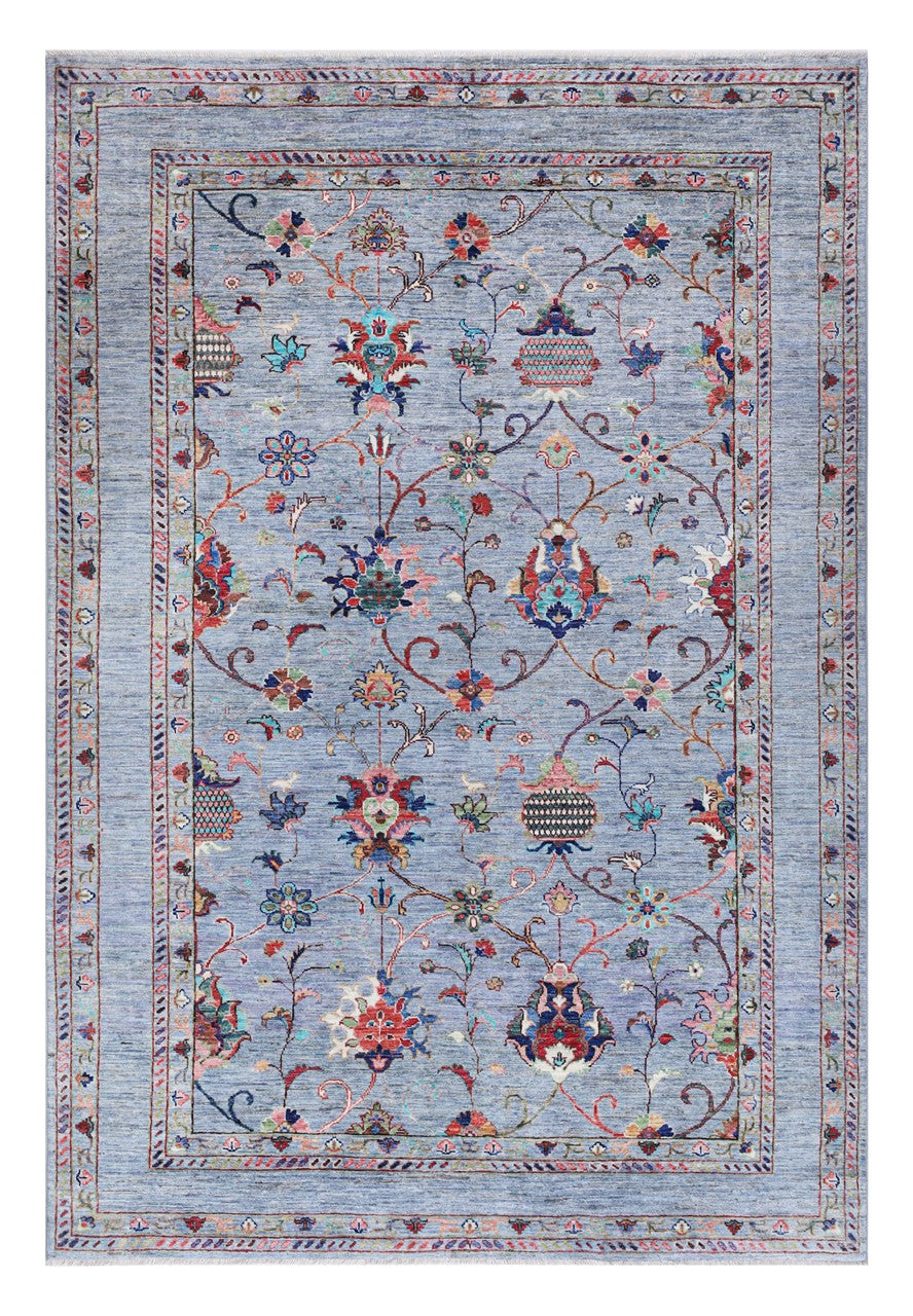 Handmade Ziegler Decorative Floral Rug, 247x167cm