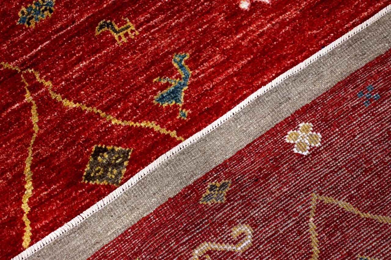 Handmade Tribal Berber Style Rug, 199x153cm