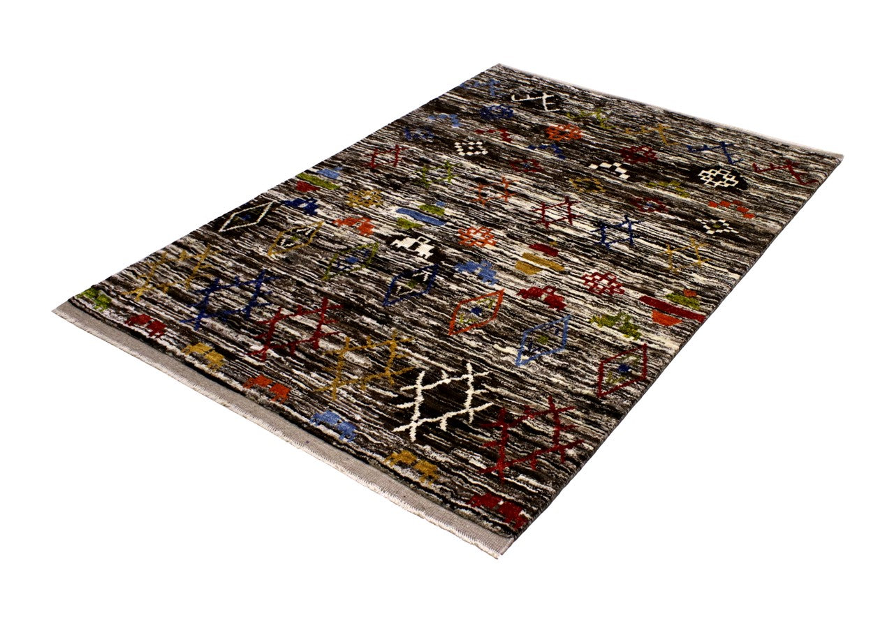 Handmade Tribal Berber Style Rug, 203x155cm