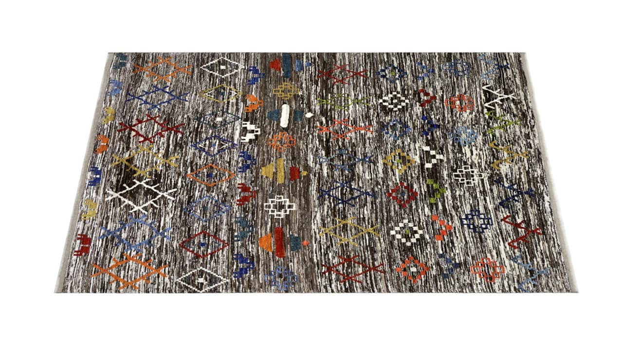 Handmade Tribal Berber Style Rug, 294x238cm