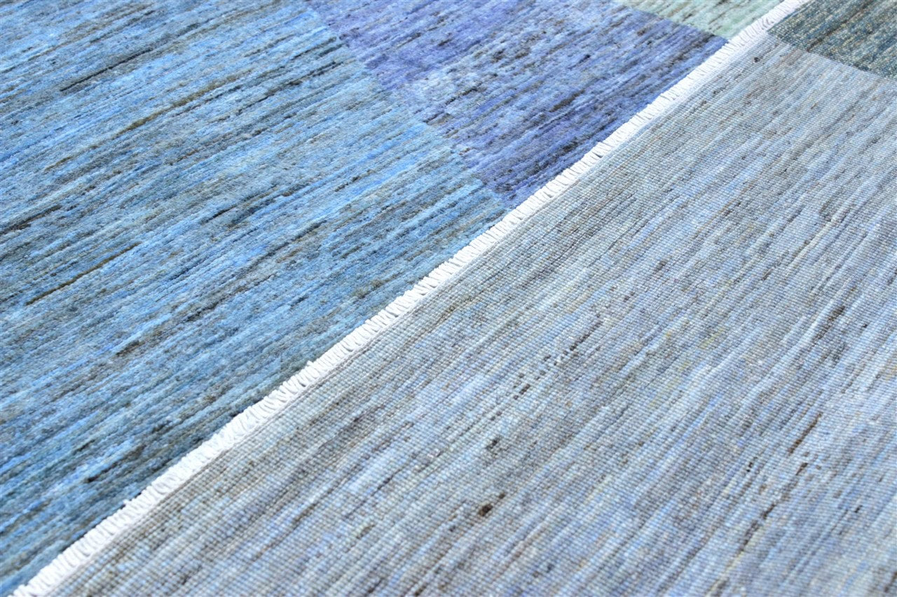 Tappeto Moderno in lana, fatto a mano, design geometrico 224x160cm