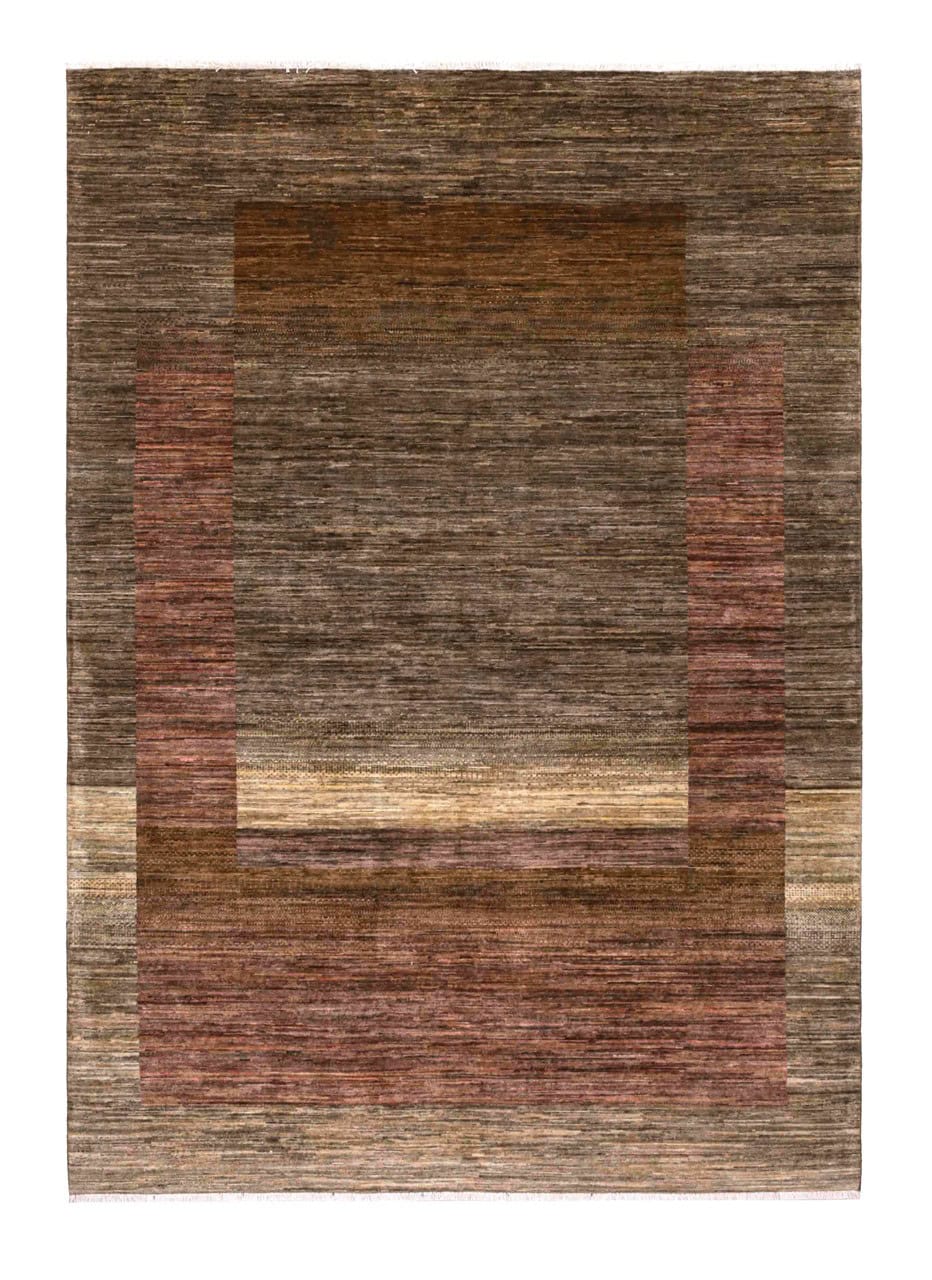 Tappeto Moderno in lana, fatto a mano, design geometrico 248x173cm