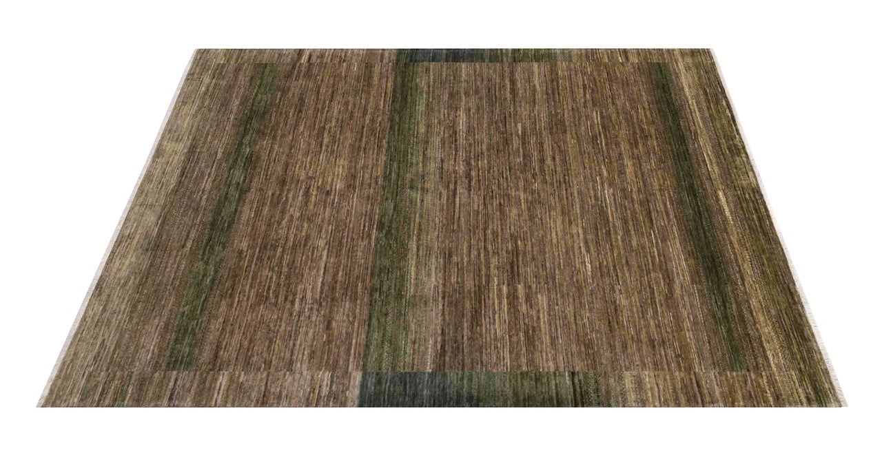 Tappeto Moderno in lana, fatto a mano, design geometrico 244x175cm