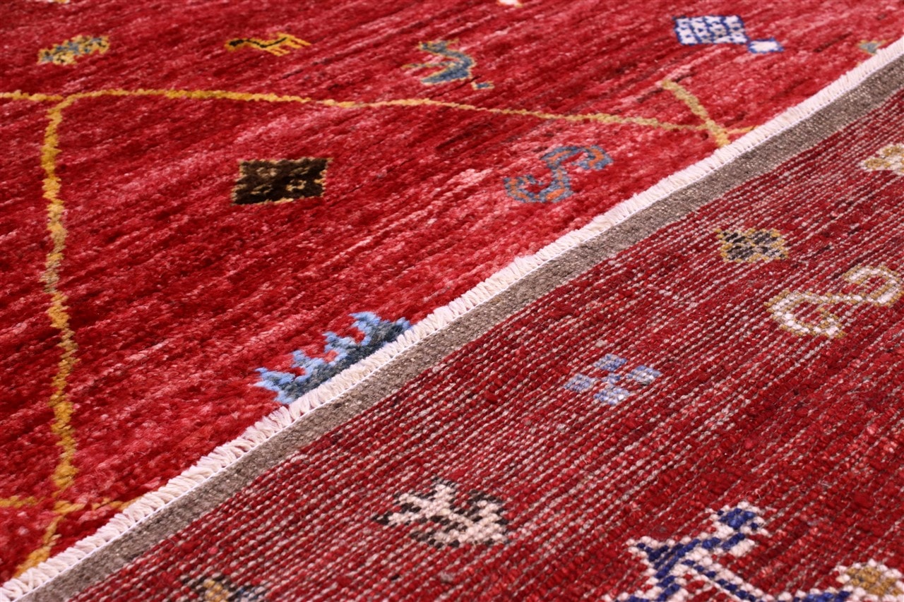 Handmade Tribal Berber Style Rug, 198x158cm