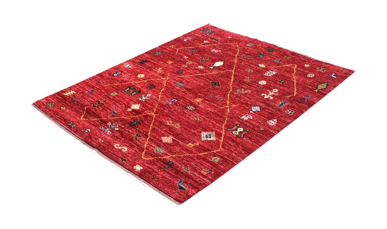 Handmade Tribal Berber Style Rug, 199x152cm